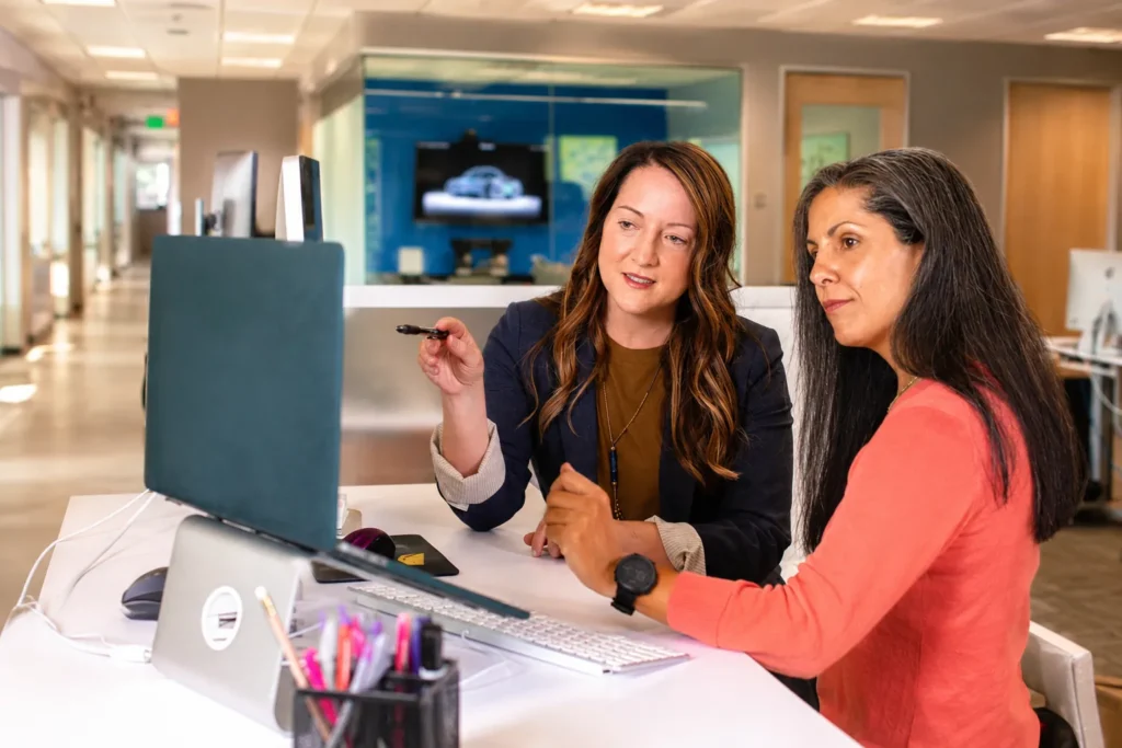 Government HR professional supporting a candidate through the recruitment process