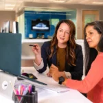 Government HR professional supporting a candidate through the recruitment process